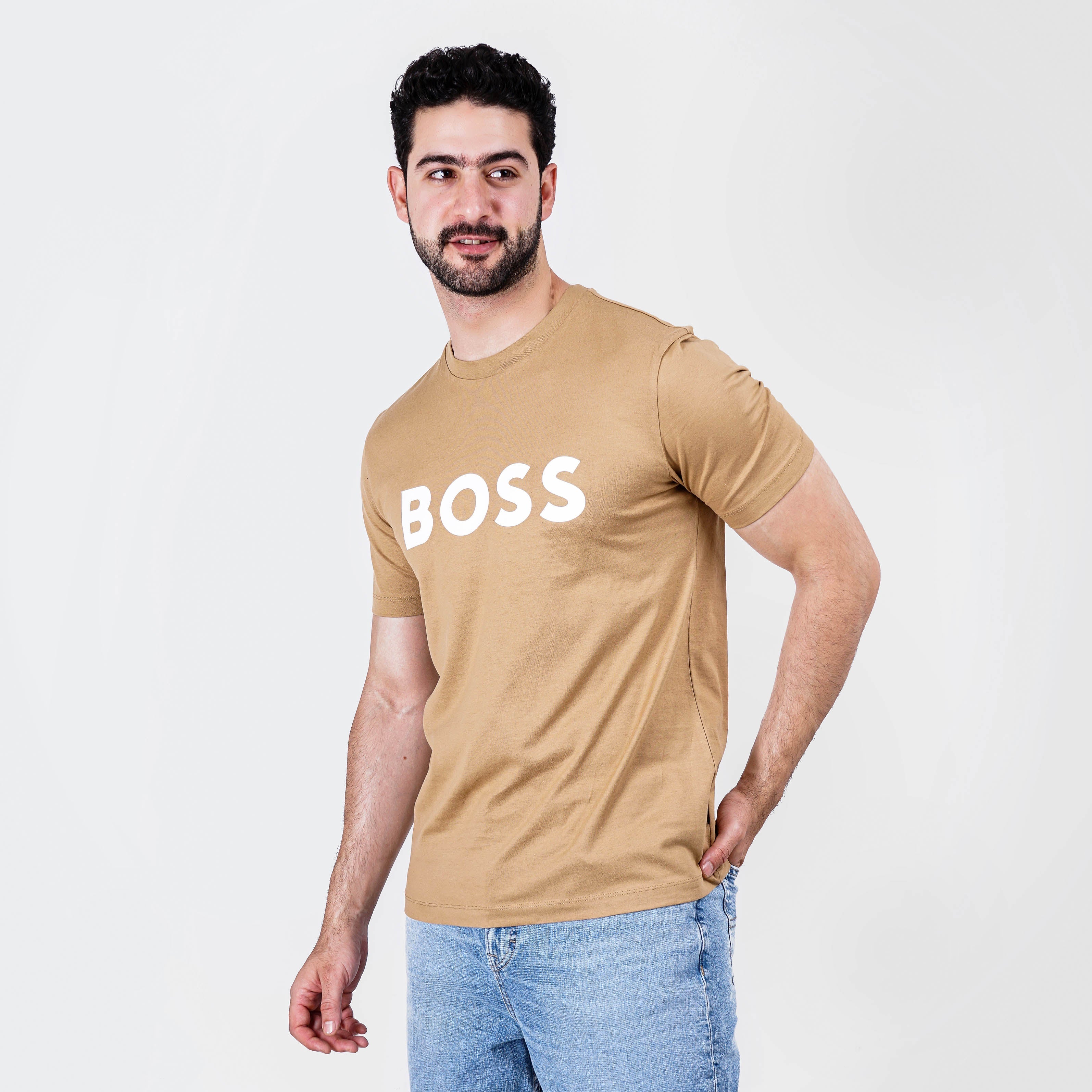 Original Boss Logo Printed Tee - Marca Deals - Boss
