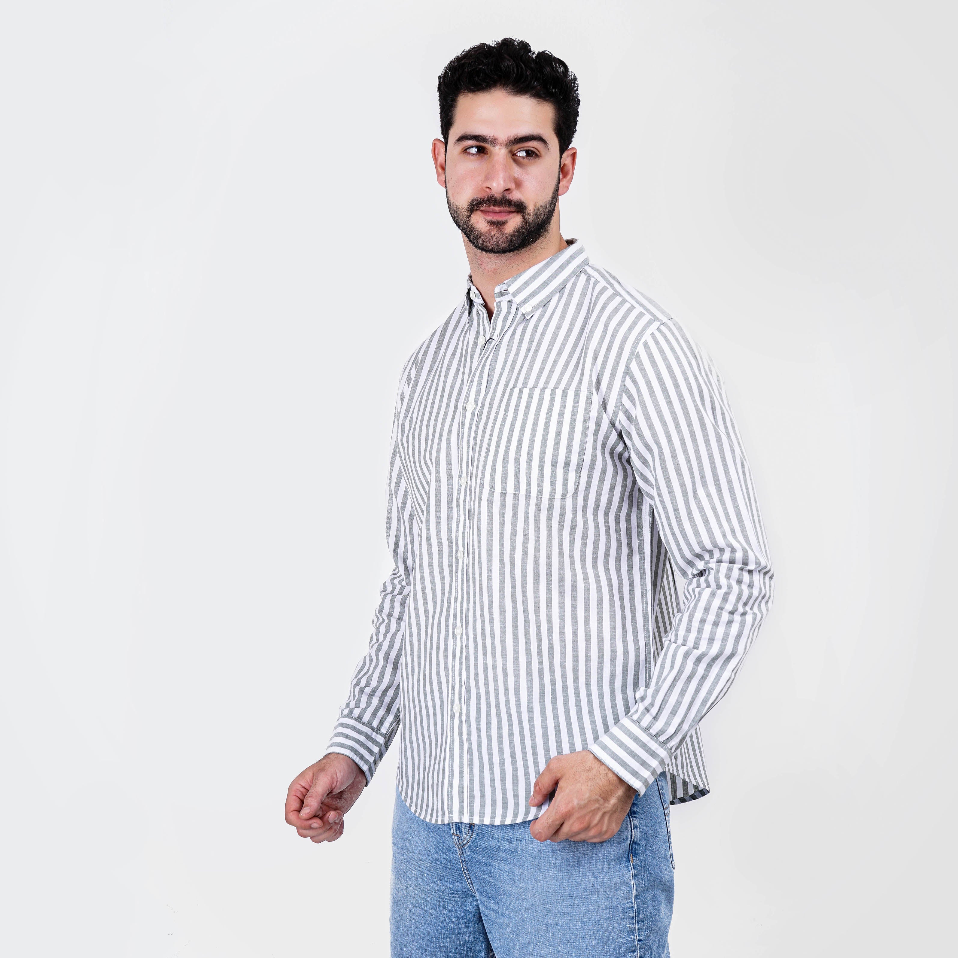ORIGINAL ZARA LINEN STRIPES SHIRT - Marca Deals - Zara