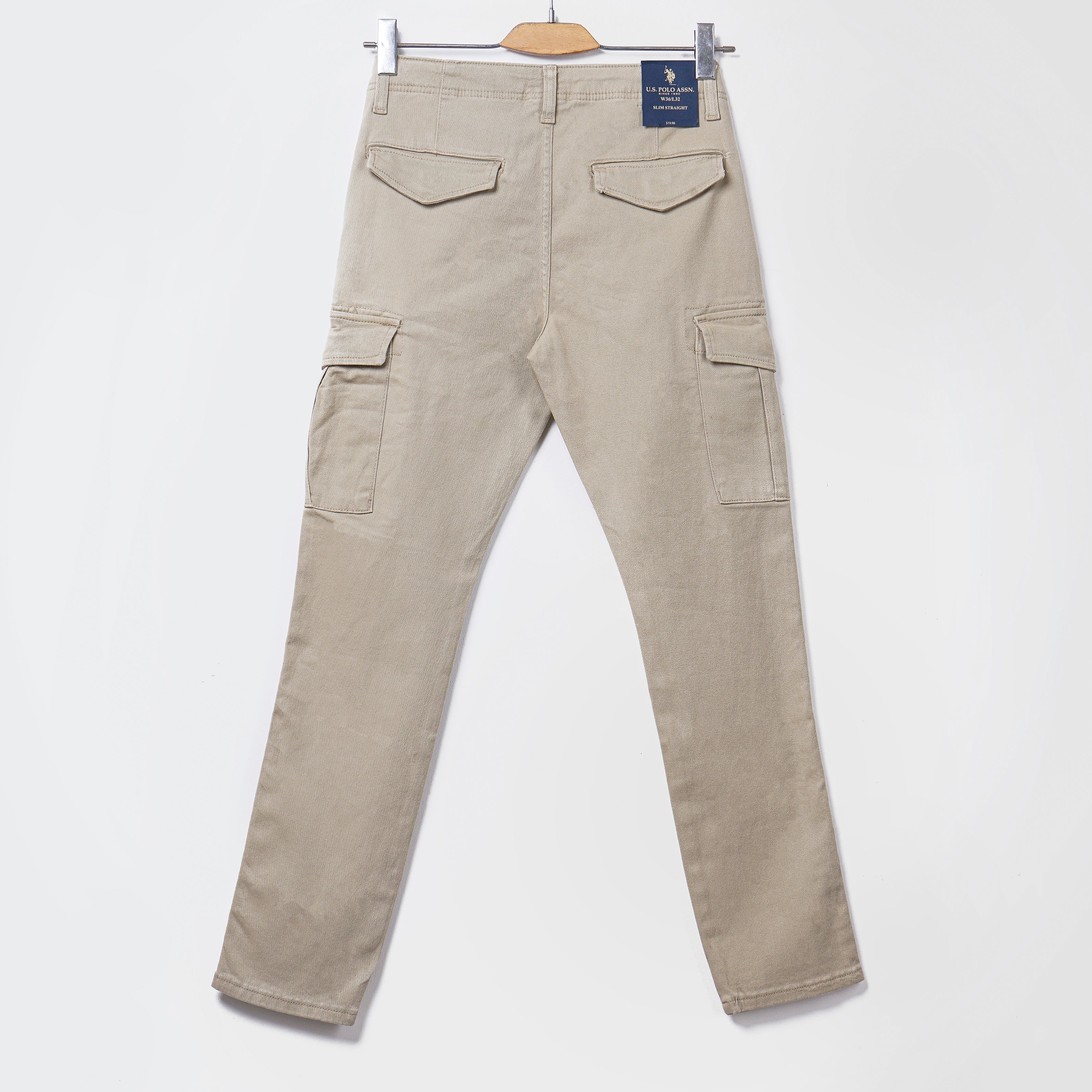 U.S.POLO ASSN. SLIM STRAIGHT CARGO PANTS - Marca Deals - U.S. POLO