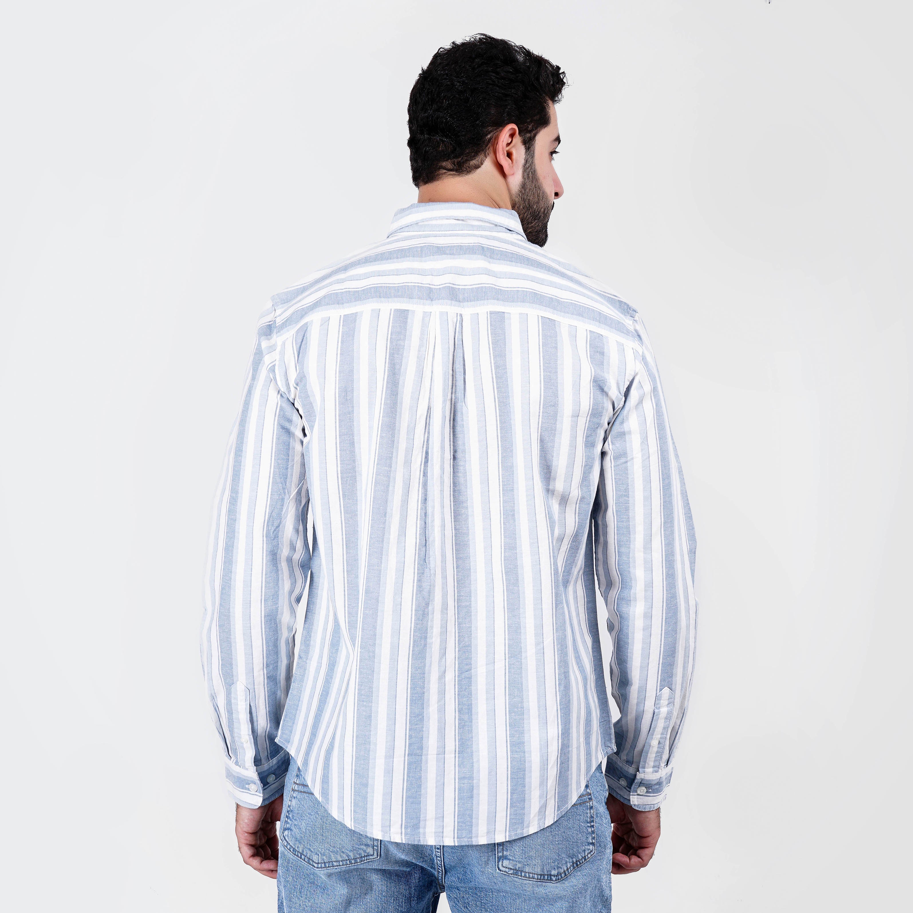 Zara Linen Stripes Shirt - Marca Deals - Zara