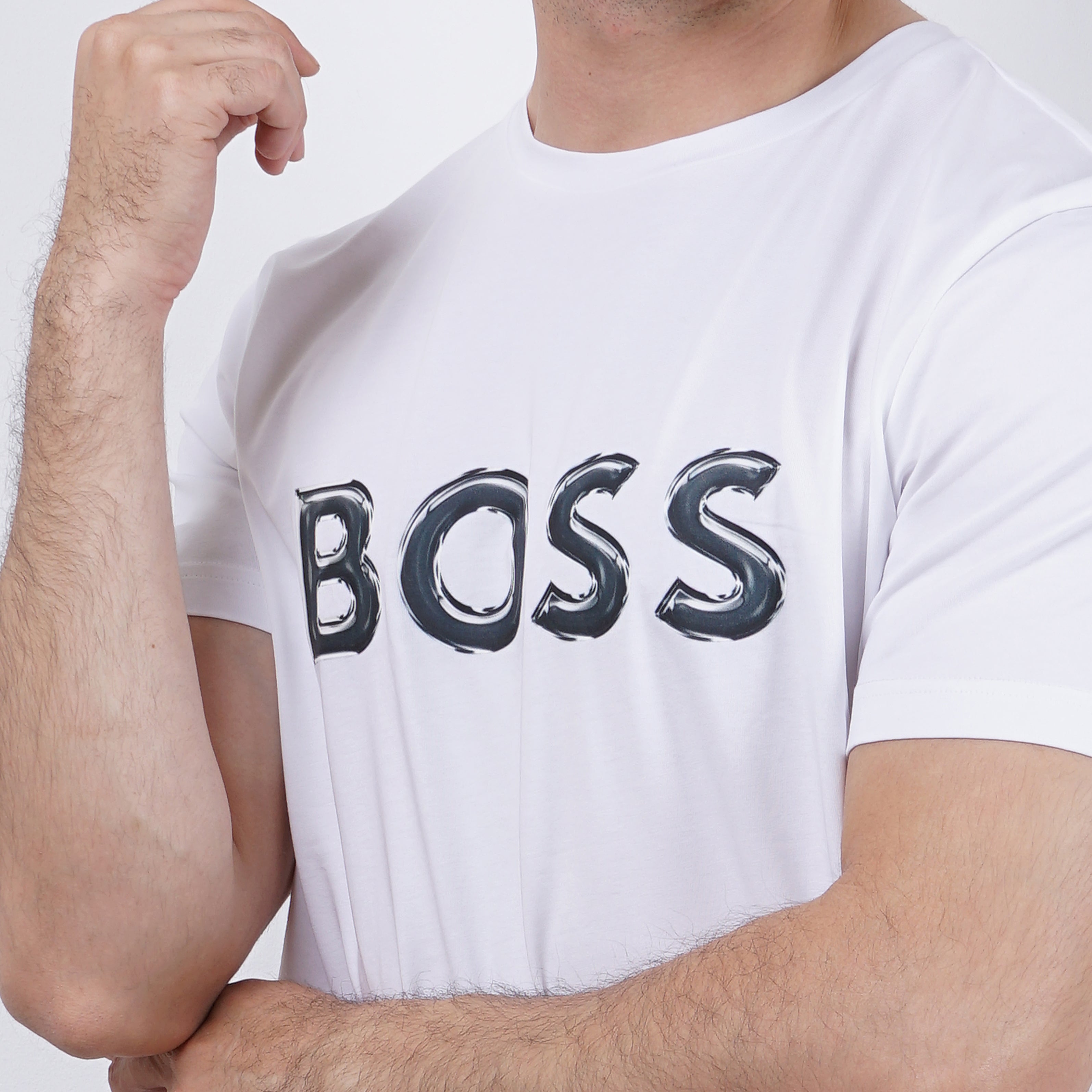 Boss Logo Printed Tee - Marca Deals - Boss
