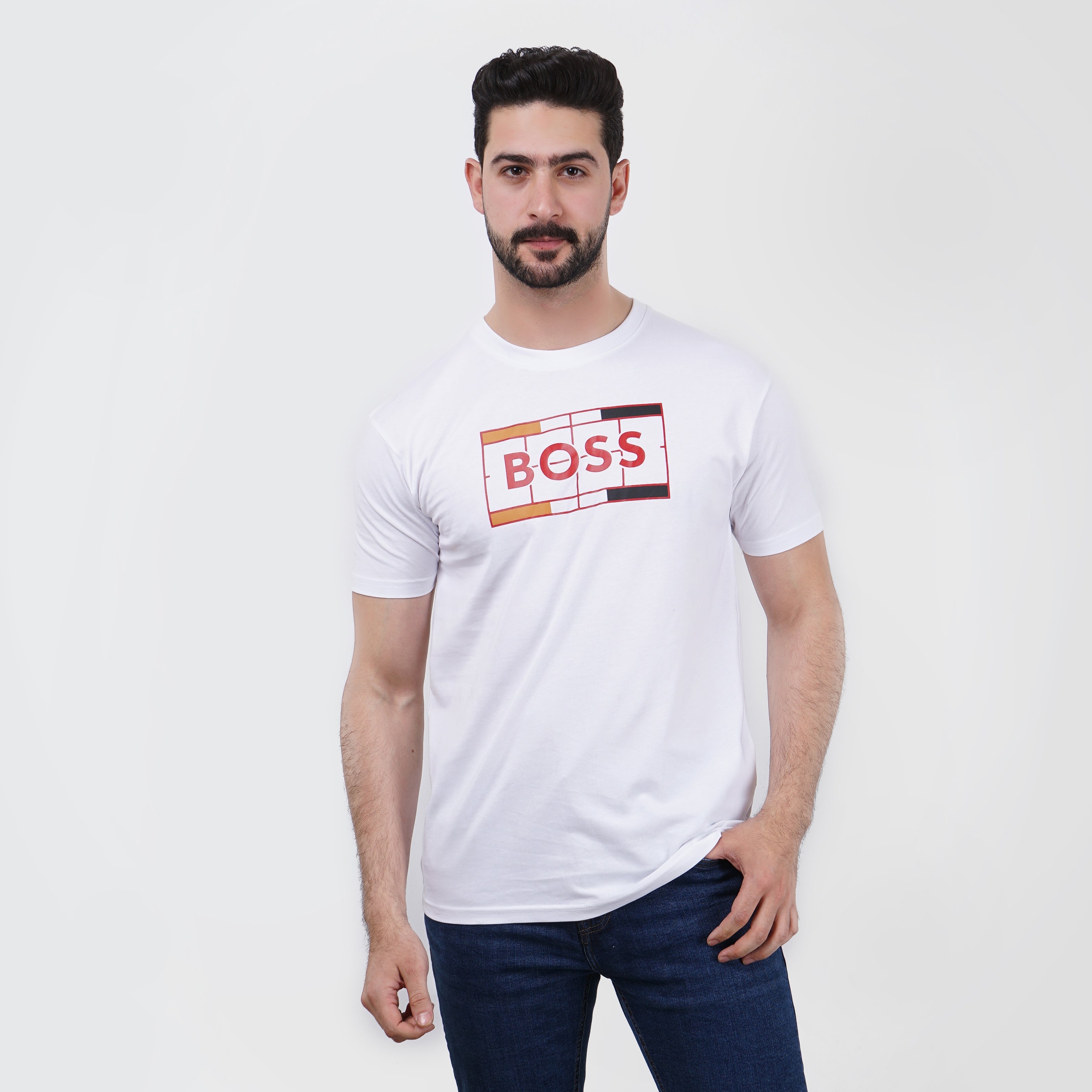 Boss Rubber Print Tee - Marca Deals - Boss