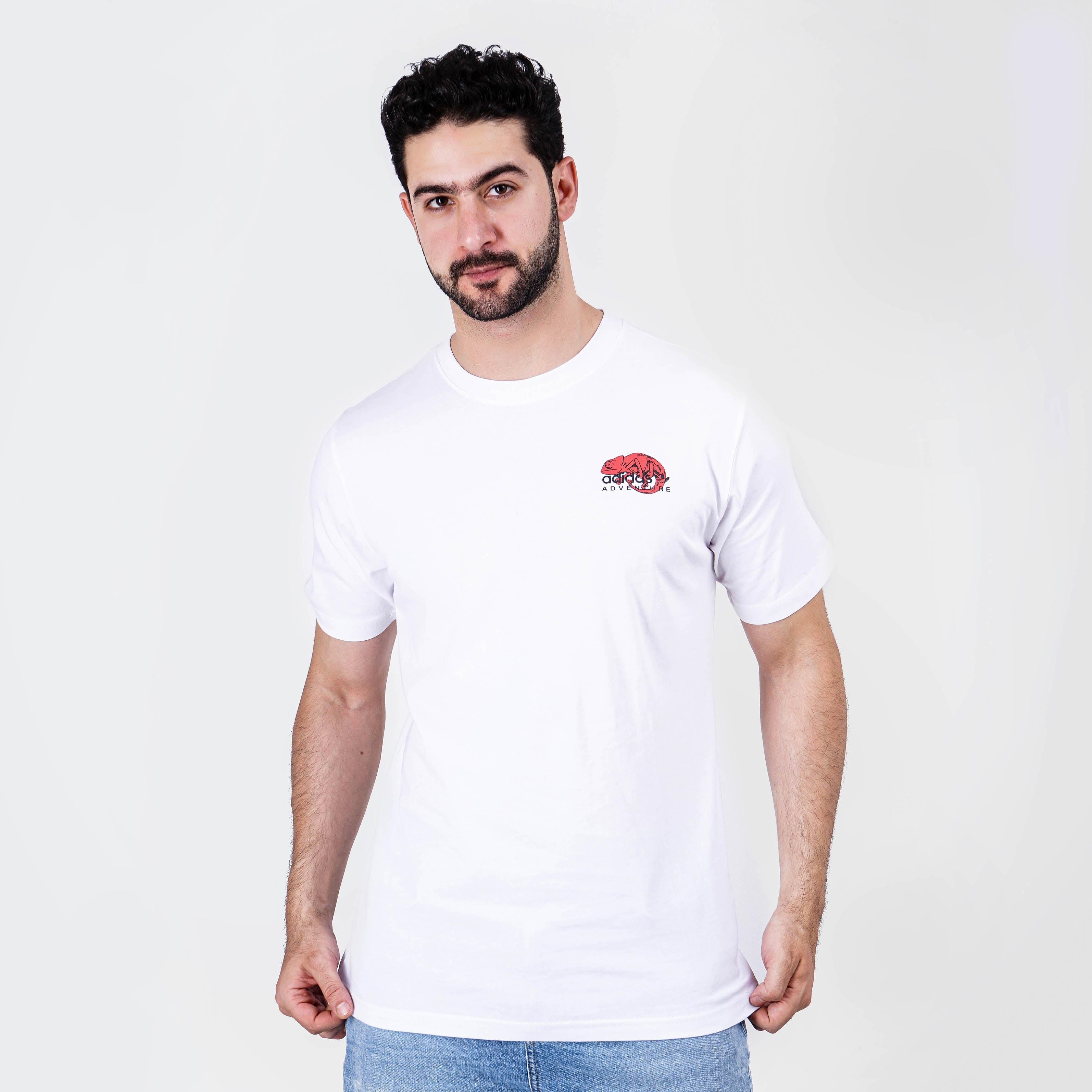 Original Adidas Back Print Tee (White) - Marca Deals - Adidas