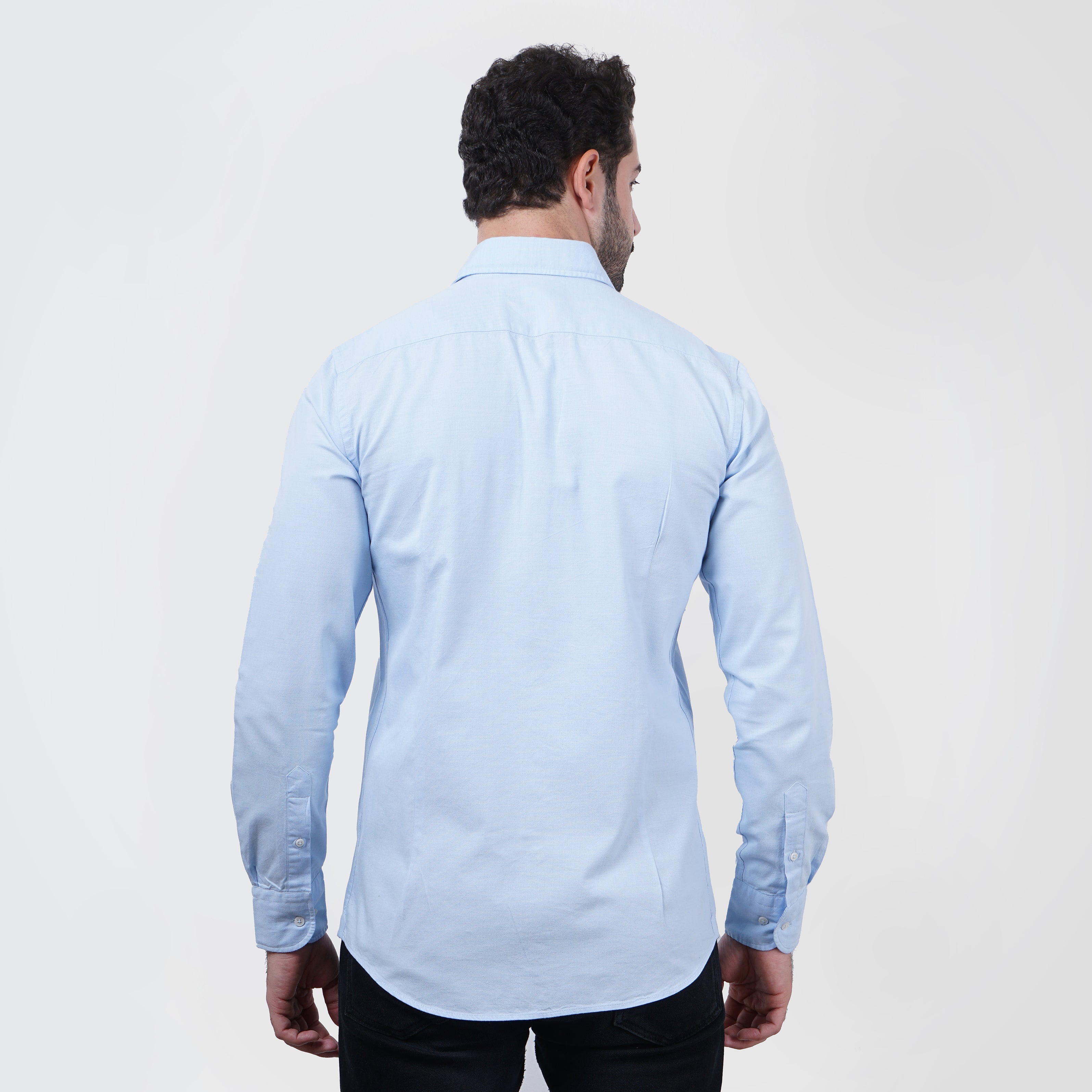 Original Massimo Dutti - Light Blue Slim Fit Shirt - Marca Deals - Massimo Dutti