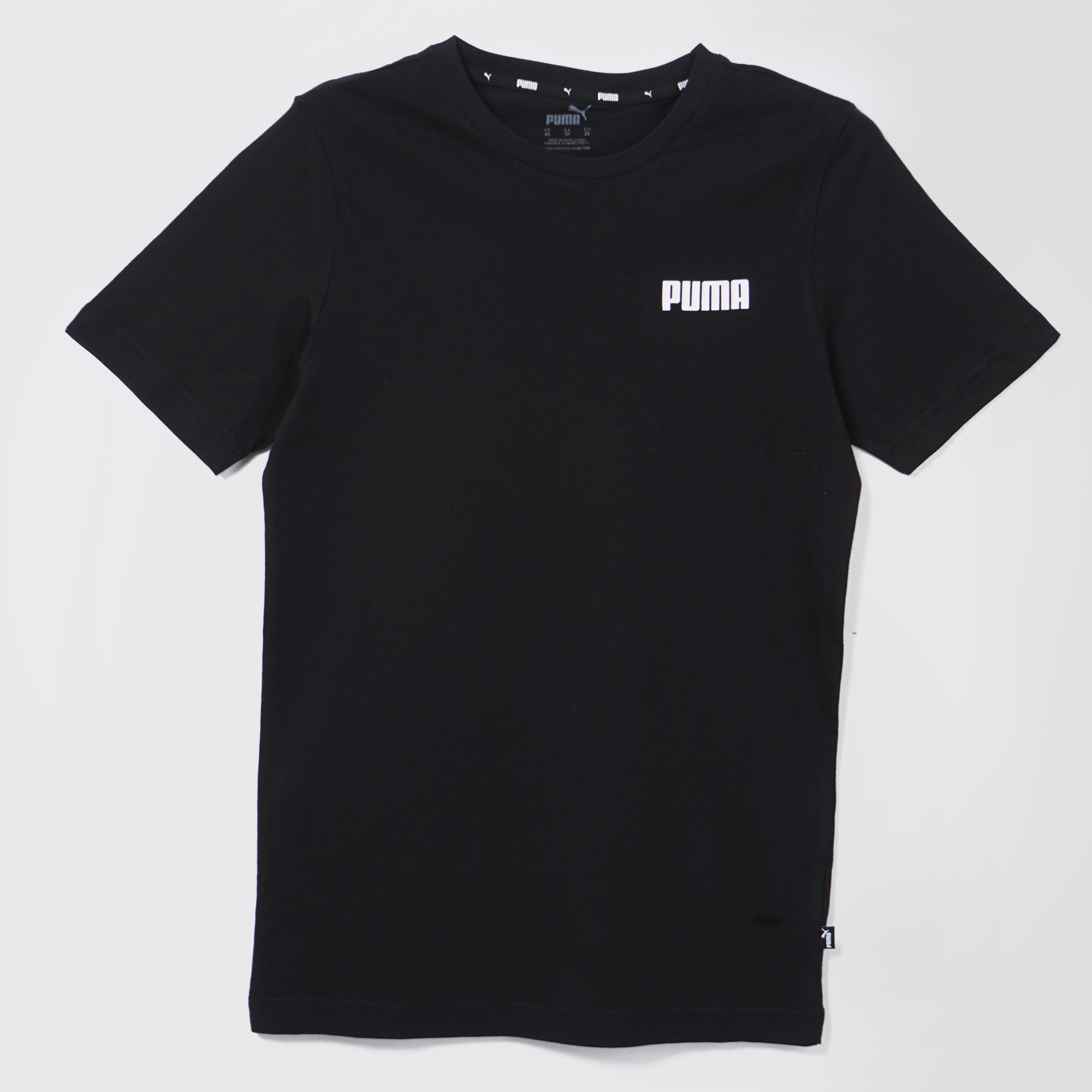 Puma Short Sleeves Printed Black T-Shirt - Marca Deals - puma