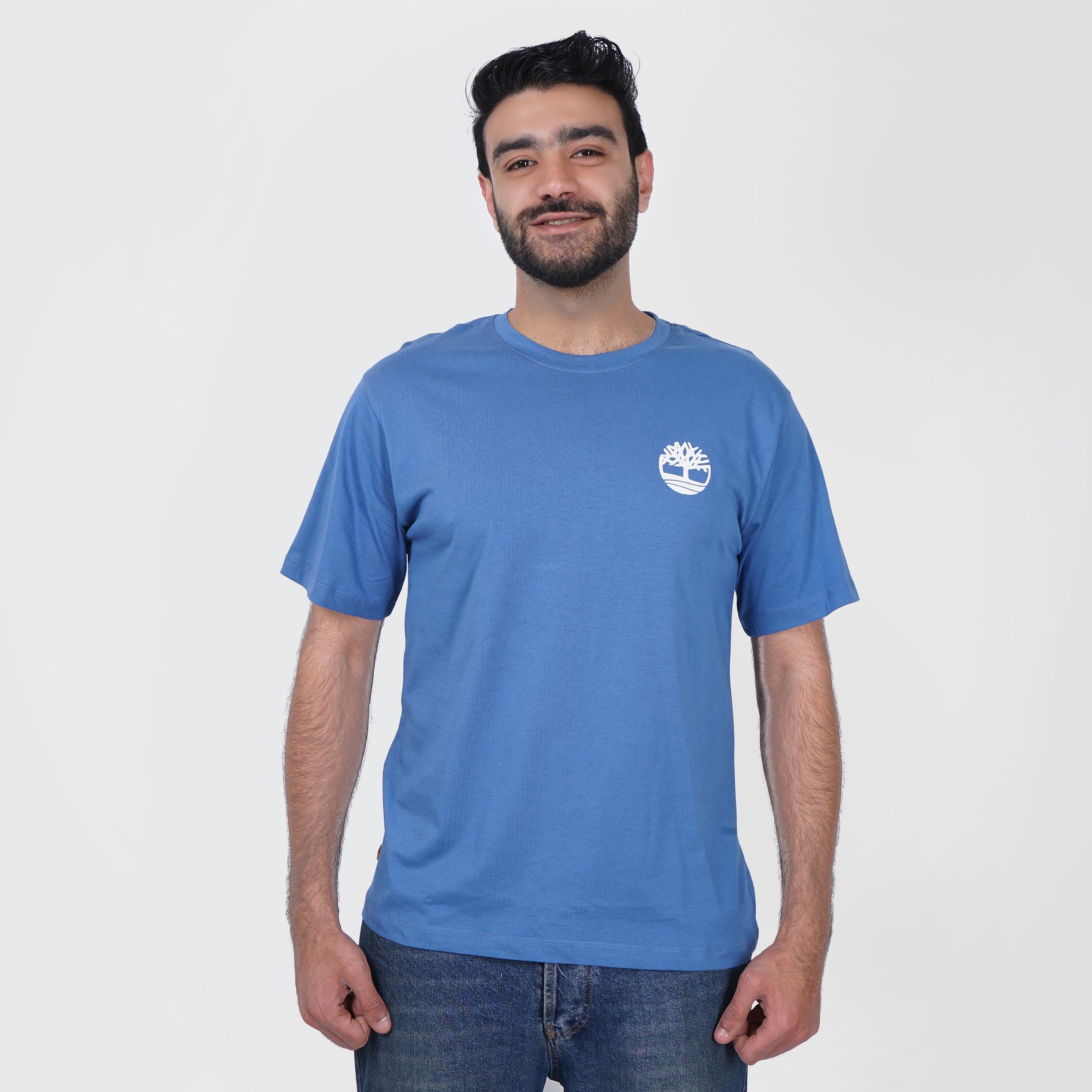 Timberland Printed Blue T-Shirt - Marca Deals - Timberland