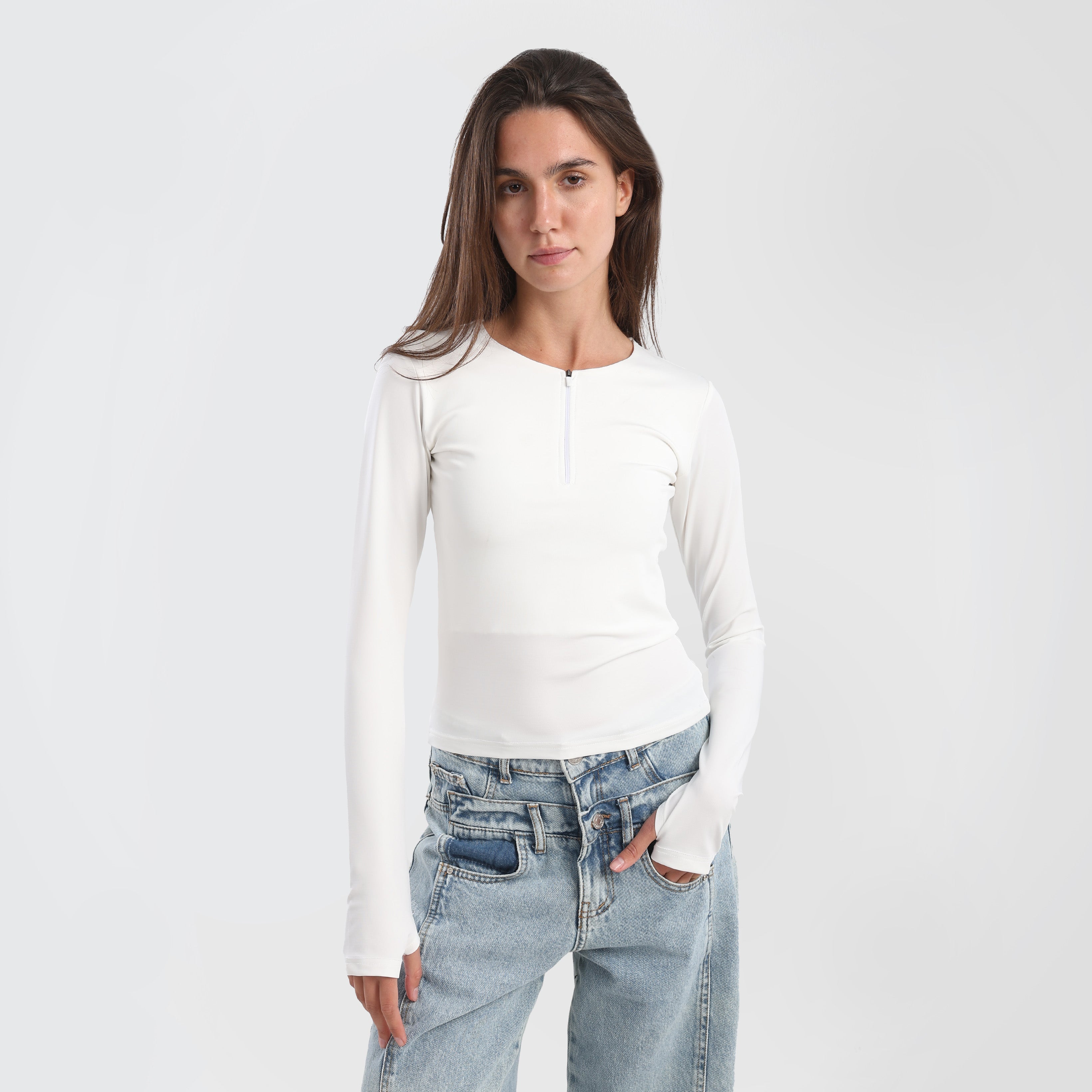 ZIPPER LONG SLEEVE - Marca Deals - Marca Deals